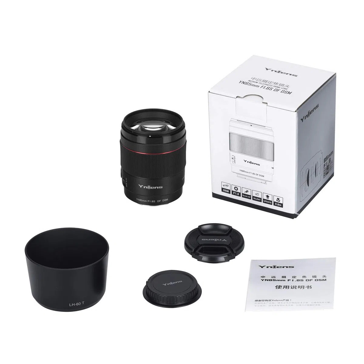 YONGNUO YN85mm F1.8S DF DSM Mirrorless Full-Frame Grande Apertura Monte E Obiettivo Lente AF/MF autofocus Compatibile con Sony