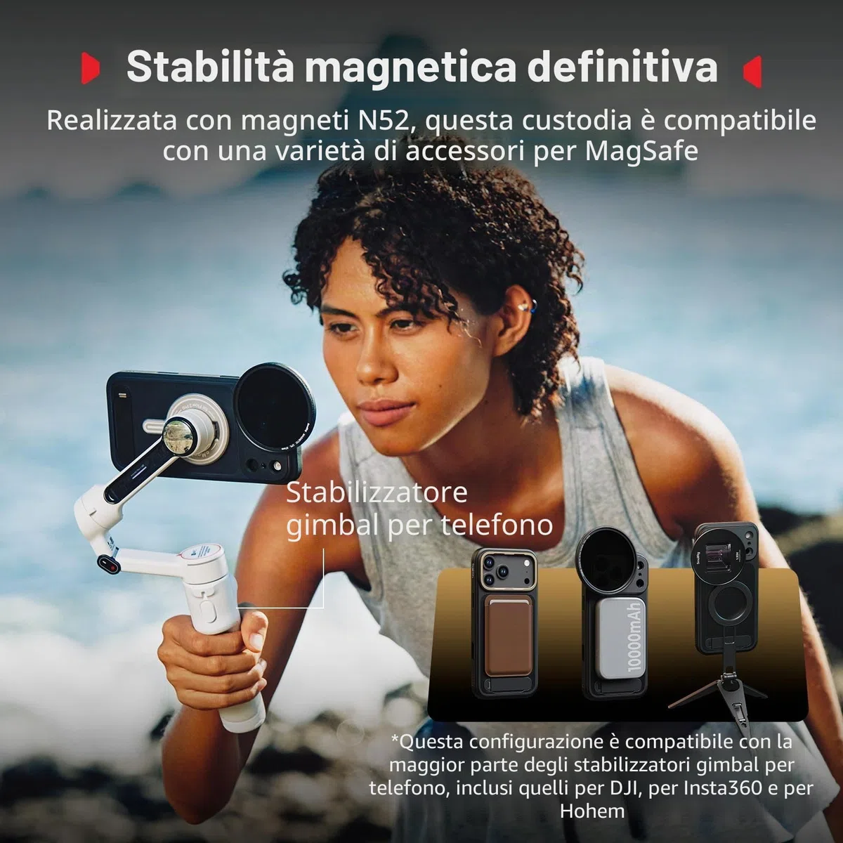 SMALLRIG Mobile Video Cage per iPhone 17 Pro Max, con custodia per telefono e piastra posteriore per obiettivo, rig video per telefono per videografia, registrazione di vlog, edizione di punta - 5543