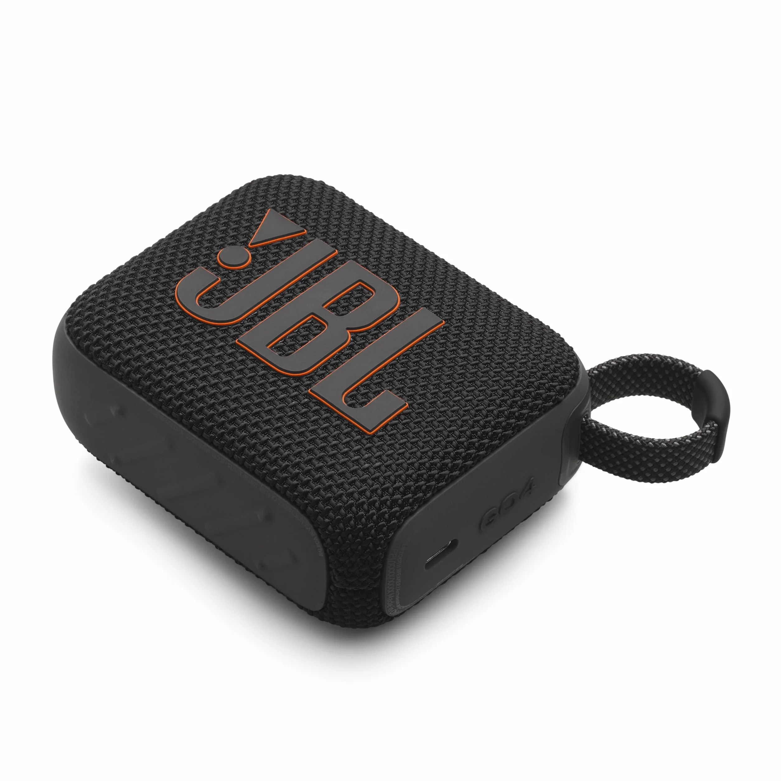 JBL GO4 Altoparlante Bluetooth, ricarica USB C, IP67 antipolvere, impermeabile, compatibile con app, radiatore passivo, portatile, nero