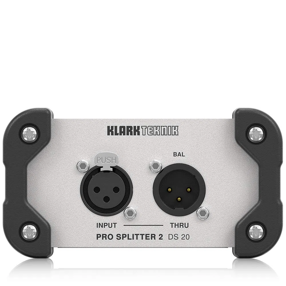 Klark Teknik DS 20 sdoppiatore di segnale passivo 1-in/2-out con trasformatore Midas e gamma dinamica estesa