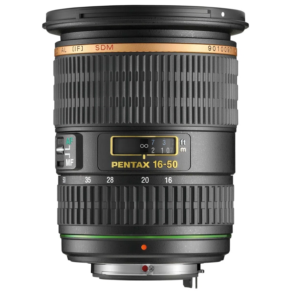 Pentax Obiettivo SMC-DA, 16-50 mm, F/2.8 ED AL IF, SDM, Nero