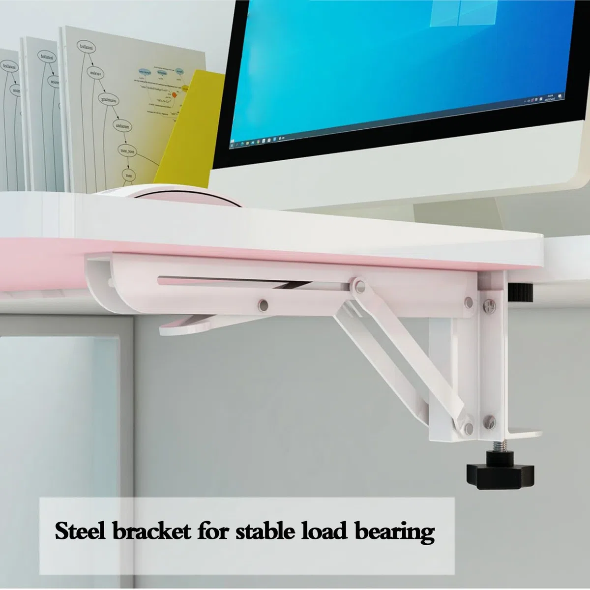 Estensore ergonomico da scrivania per comfort da scrivania, supporto per casa, ufficio, ideale per papà, migliora l'efficienza dello spazio di lavoro e il relax