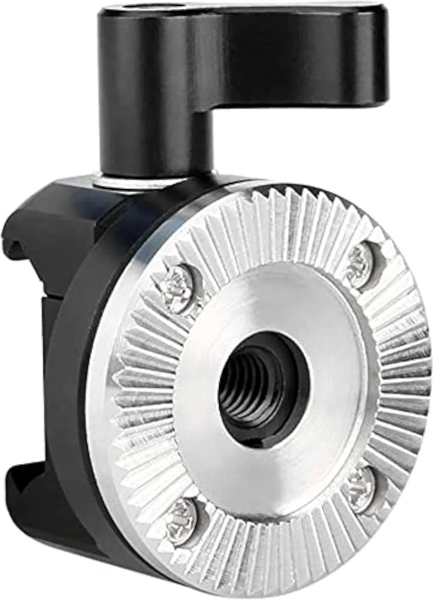 NICEYRIG NATO Rail morsetto a rosetta adattatore di montaggio per EVF Mount Quick Lock and release rosone Handle