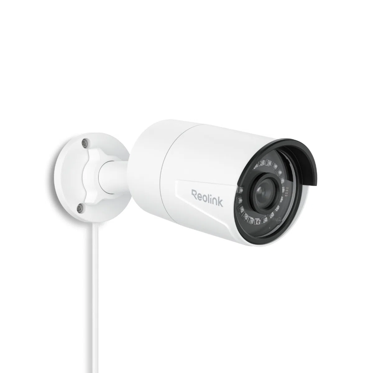 Reolink 5MP Telecamera Esterno PoE, Rilevamento di Uomo/Veicolo/Animale, Visione Notturna IR 30 metri, Registrazione Audio, Telecamera IP Esterno Impermeabile IP67, Slot per Scheda microSD, RLC-510A