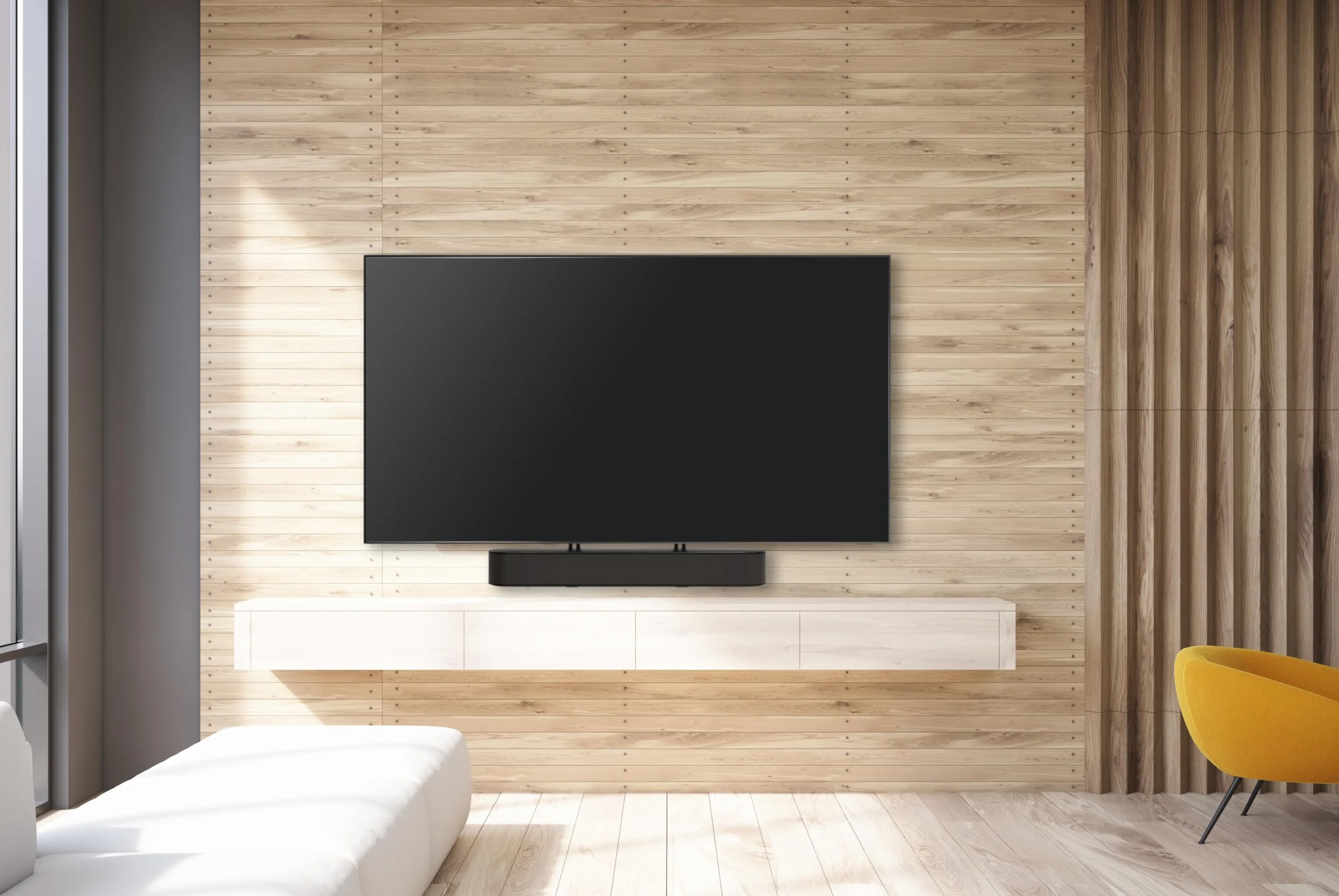 Vogel's Sound 3550 Supporto universale per soundbar, adatto anche per Bose Soundbar 500/700, Sonos Arc/Beam/Playbar, Samsung, Sony, LG e JBL, supporto per VESA da 100 a 600, peso max. 6,5 kg