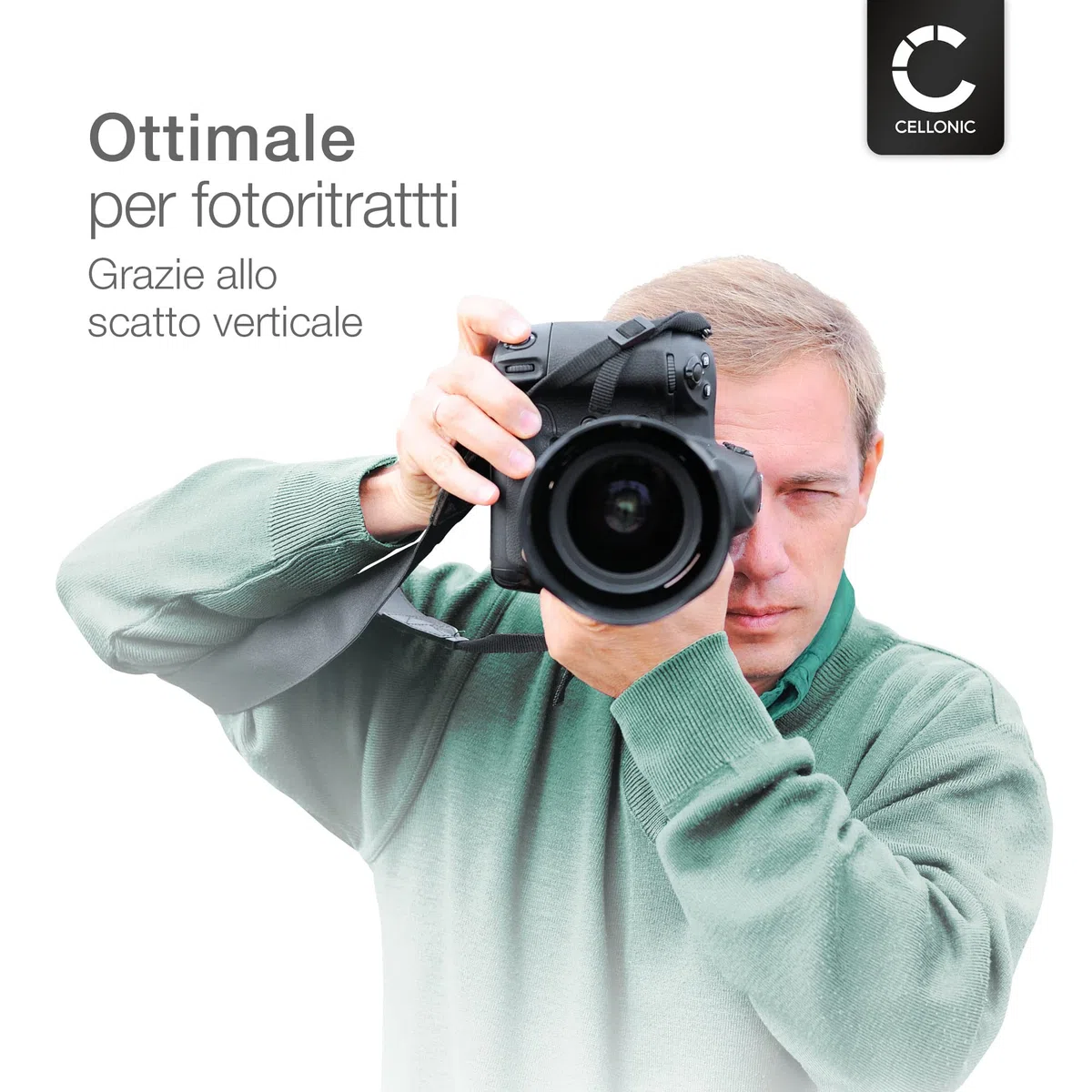 CELLONIC Impugnatura DMW-BGGH5 Compatibile con Panasonic Lumix DC-GH5 II/Lumix GH5 Battery Grip per Fotocamera Fotografia Verticale Multifunzione portabatterie DMW-BLF19
