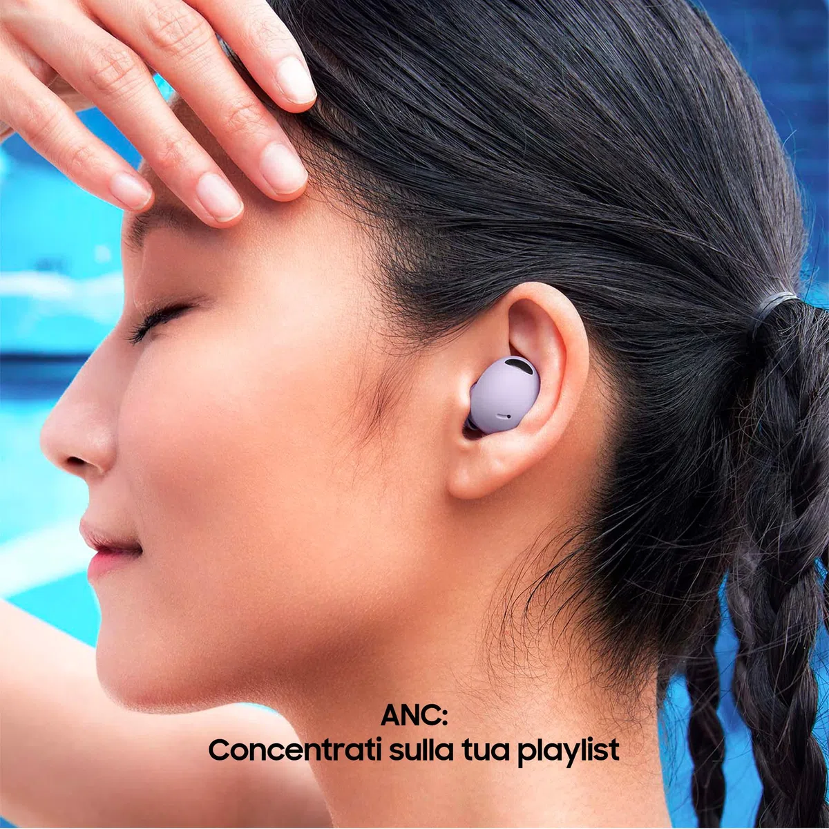 Samsung Galaxy Buds2 Pro Cuffie Bluetooth True Wireless, Cancellazione attiva dei rumori, Carica Wireless, Quality Sound, Resistenza IPX7, Grafite [Versione Italiana]