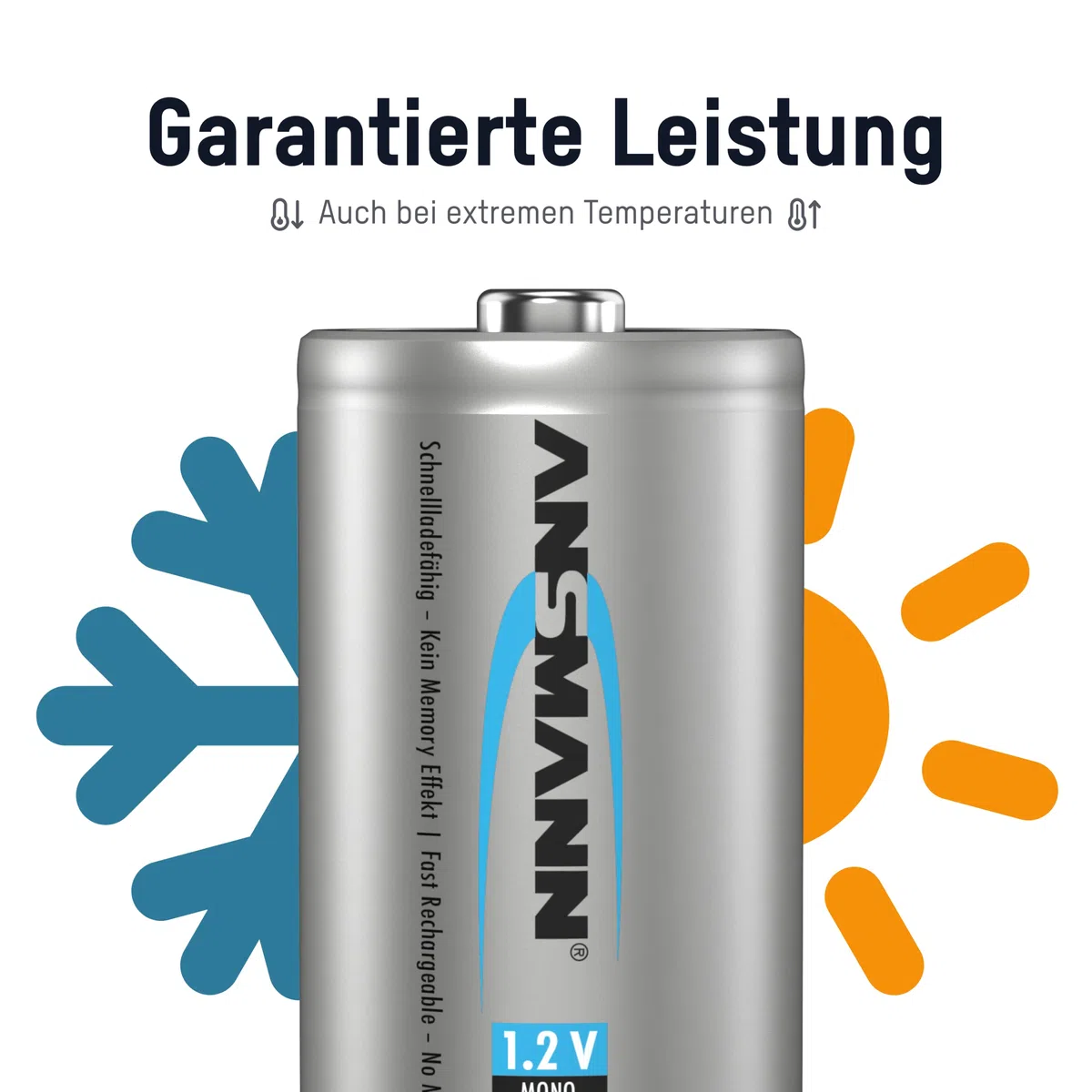 ANSMANN Mono D Akku MaxE Tipo 8500mAh Batteria Ricaricabile ad Alta Capacita 6x Mono D HR20