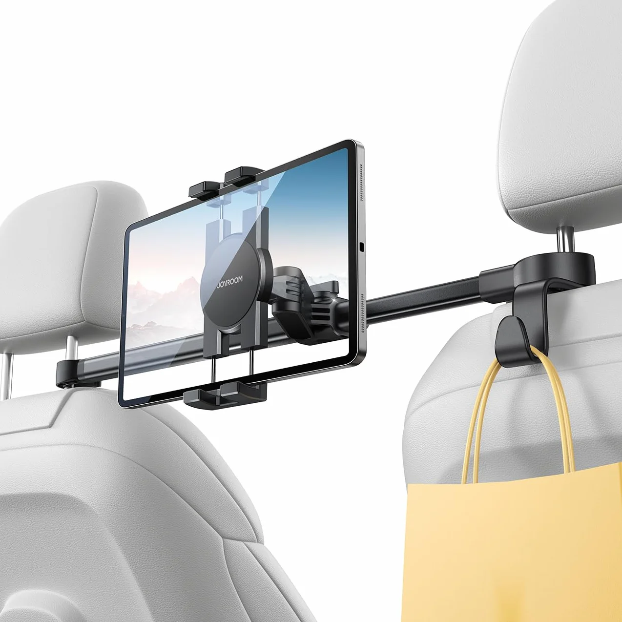 JOYROOM Porta Tablet da Auto Centrale, Supporto Switch con Braccio Metallico Supporto iPad Auto per Tablet da 4,7 a 12,9"