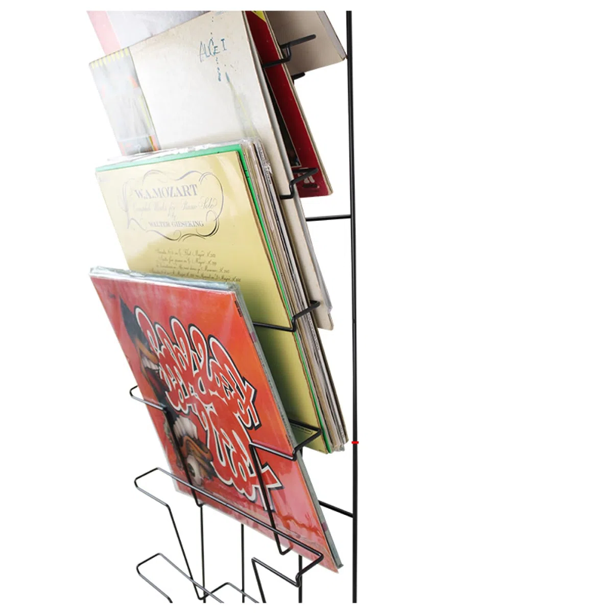 Supporto di stoccaggio per dischi in vinile LP - supporto murale per dischi in vinile
