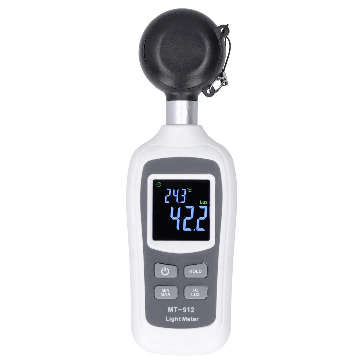 Misuratore di luminosità digitale portatile MT ‑ 912 Misuratore di illuminamento LCD Mini luxmetro Luminometro Fotometro 0~200 K Lx