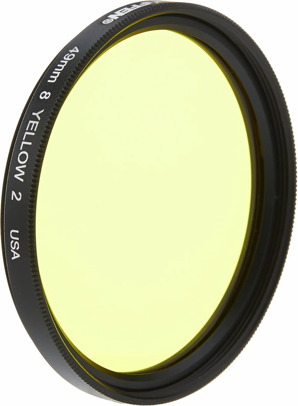 Tiffen 498Y2 - Filtro Yellow 2 (8) da 49 mm, colore: Giallo