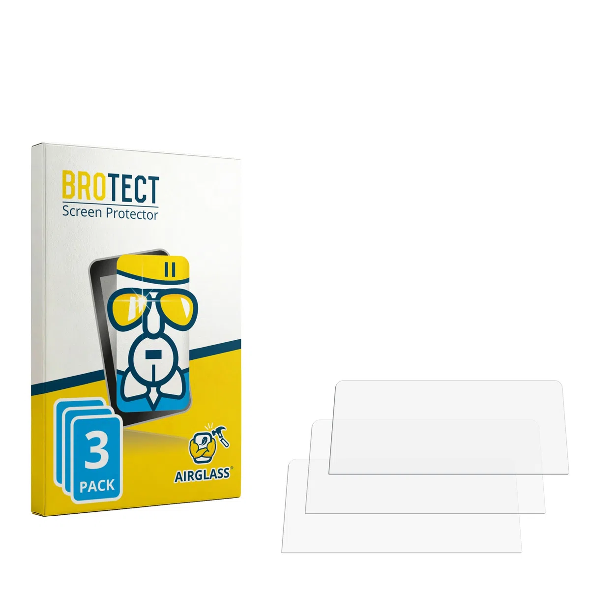 brotect Pellicola Protettiva Vetro per JFSound JF-032B5O-CIC Protezione Schermo (3 Pezzi) [Durezza Estrema 9H, Chiaro]