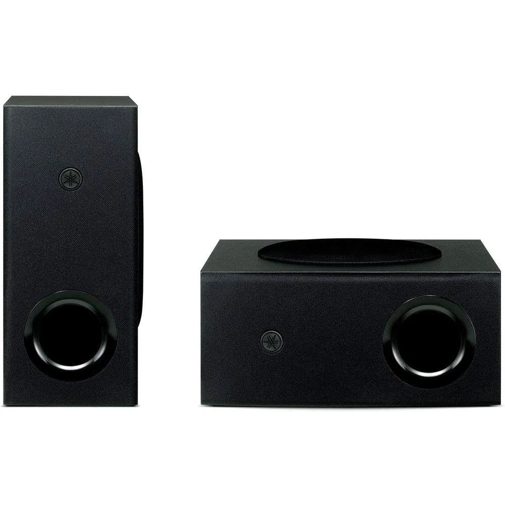 Yamaha SR-C30A Soundbar Compatta per TV con Subwoofer Wireless, Bluetooth, Dolby Audio e Dolby Digital, Clear Voice, HDMI, Ottico, Aux, Nero