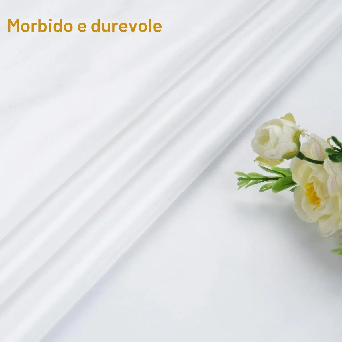 UTEBIT Sfondo Fotografico Bianco, 1x1.5m Fondale Fotografico Telo Bianco Fotografico in Tessuto Pieghevole per Foto Resistente per Studio Fotografia, YouTube(Stirare a Bassa Temperatura)