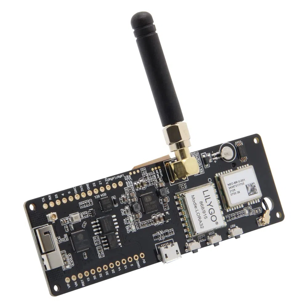 LILYGO T-Beam V1.2 Meshtastic ESP32 LoRa WiFi BLE GPS TTGO Scheda di Sviluppo No Saldato Versione Schermo OLED (433Mhz)