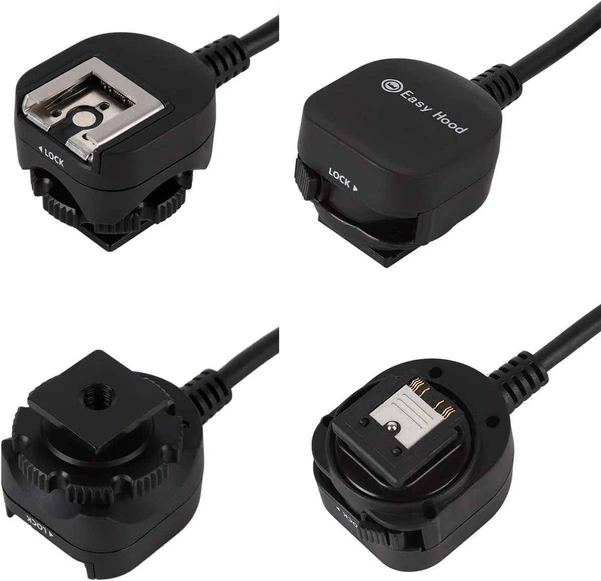 Easy Hood - Cavo per flash Speedlite per fotocamera esterna TTL, per fotocamera Sony ZV-1, A9, A7R, IV, A7, A7R, A7S, A7 II, A7 III, A7R II, A7R III, A7SII, A6500, A6400, A6300, con slitta MI multi