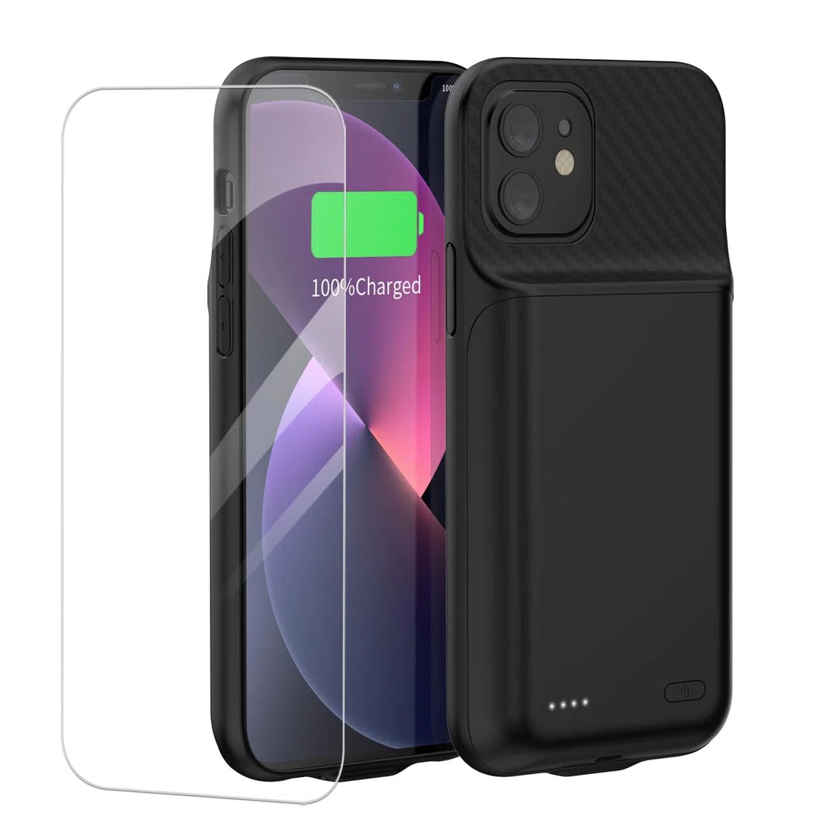 custodia batteria per iPhone 13/13Pro/14, 13800 mAh, custodia di ricarica, caricatore portatile ricaricabile espandibile