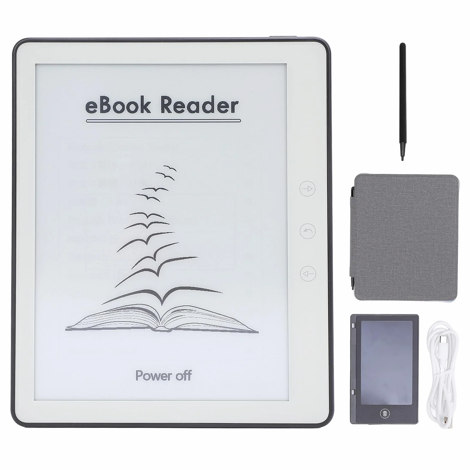 BK576 5.76 pollici Touchscreen E Book Reader, Android 8.1 E Reader con 1GB RAM 16GB di archiviazione, schermo a inchiostro piatto Eye Friendly, lettore di libri digitale leggero per casa viaggio