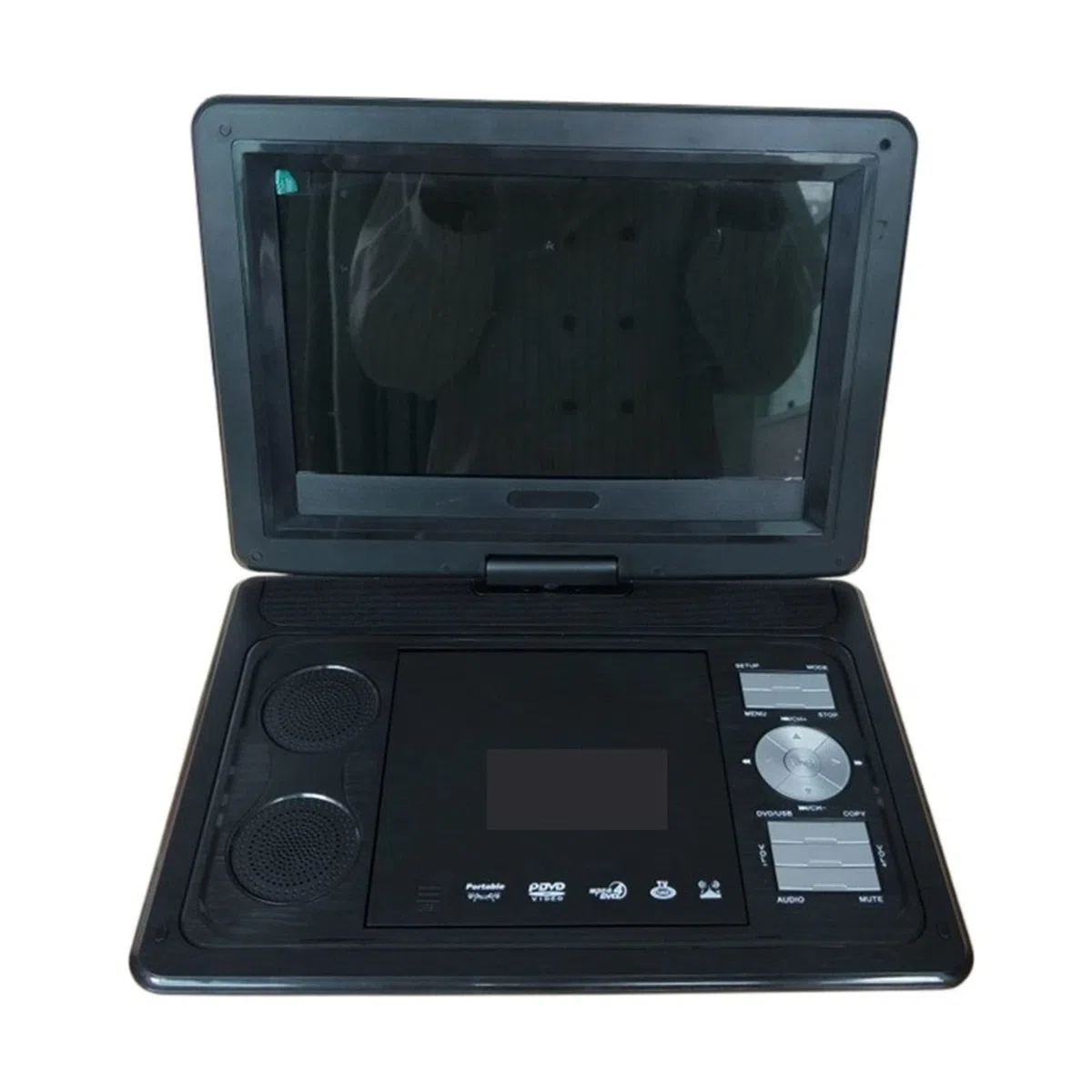 Lettore DVD portatile, Digital Multimedia Portable EVD/DVD Video Machine Lettore di schede Porte USB TV analogica/Giochi/Schermo LCD orientabile a 270 gradi