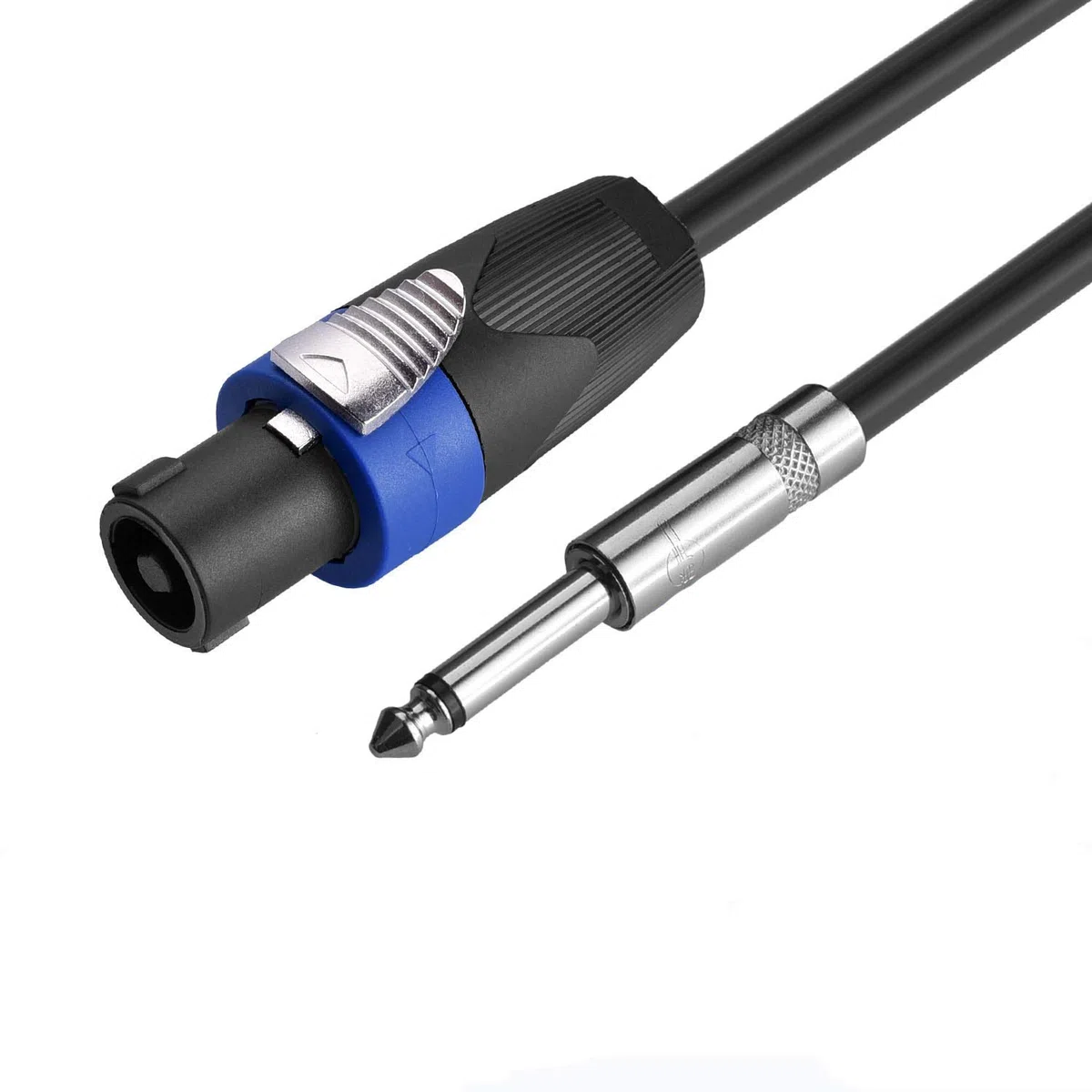 Pro 15,2 m 12 Gauge Speakon a 1/4 maschio cavo altoparlante audio, singolo