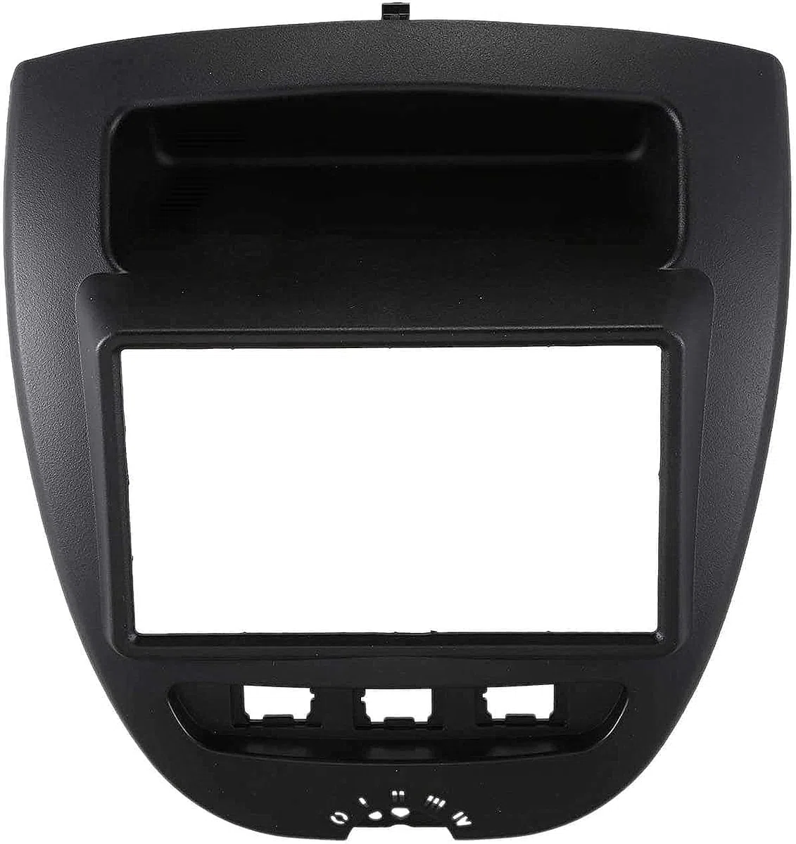 KAOLALI Mascherina Autoradio 2 DIN, Kit Montaggio Autoradio Compatibile per Toyota Aygo Citroen C1 Peugeot 107 2005+