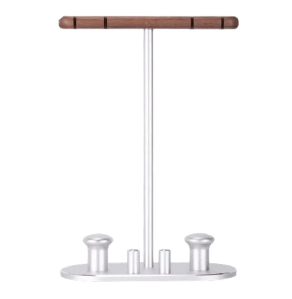 Supporto per Cuffie Supporto Cuffie Stand Cuffie Supporto Per Doppio Auricolare In Legno Massello Con Supporto Per Colonna Di Avvolgimento Adatto Per Auricolari Supporti per Cuffie ( Blue : Blu , Size
