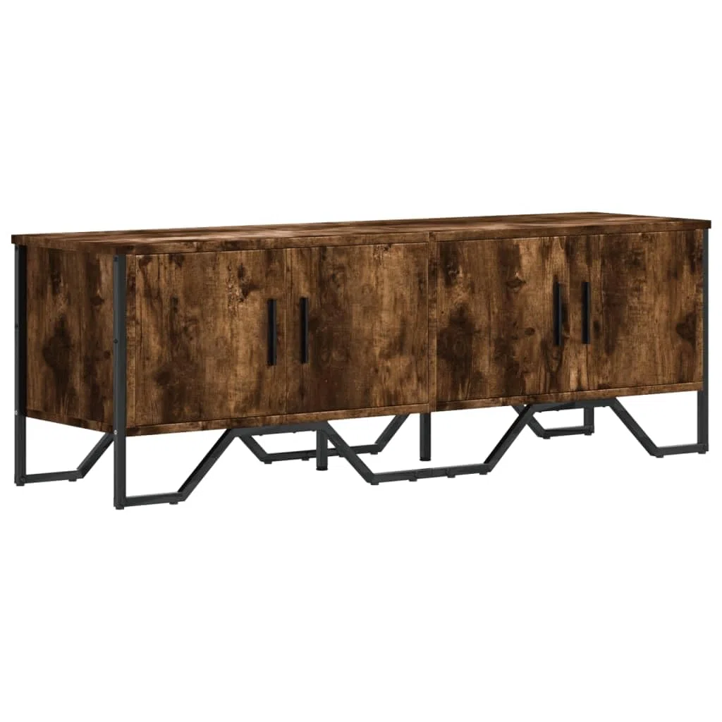 vidaXL Mobile Porta TV Rovere Fumo 122x34x41 cm in Legno Multistrato
