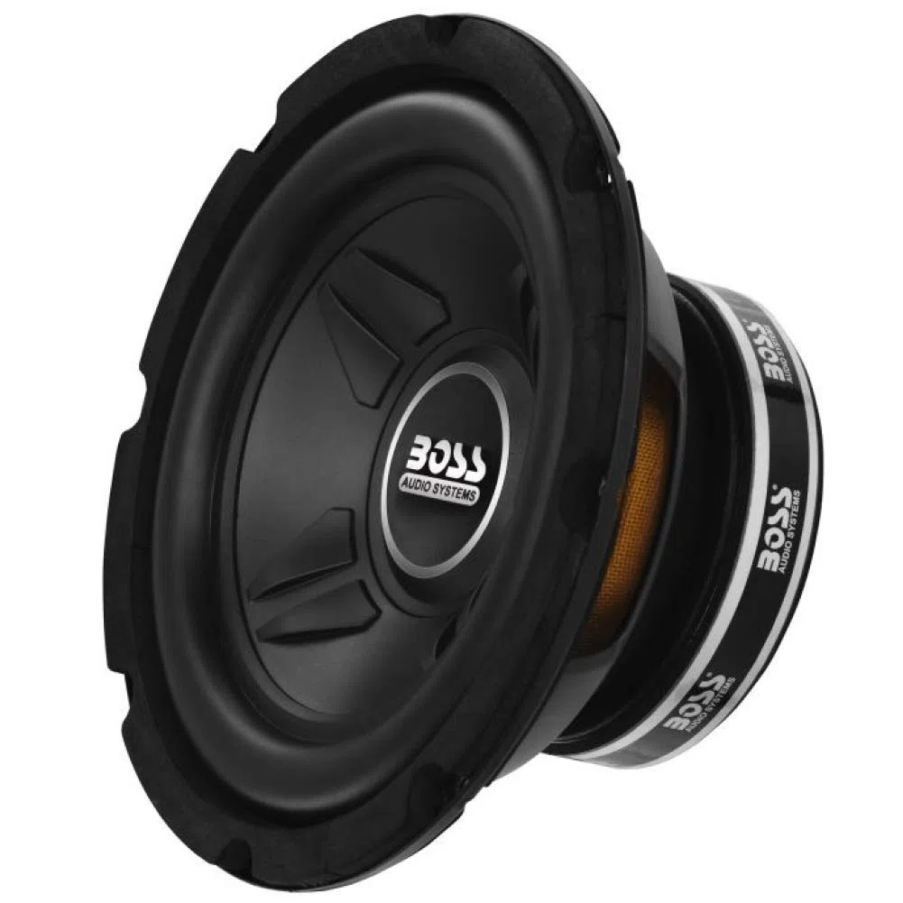 1 subwoofer compatibile con BOSS AUDIO SYSTEMS CXX8 CXX 8 da 20,00 cm 200 mm 8" 4 ohm da 300 watt rms 600 watt max 83 db sospensione in gomma, 1 pezzo