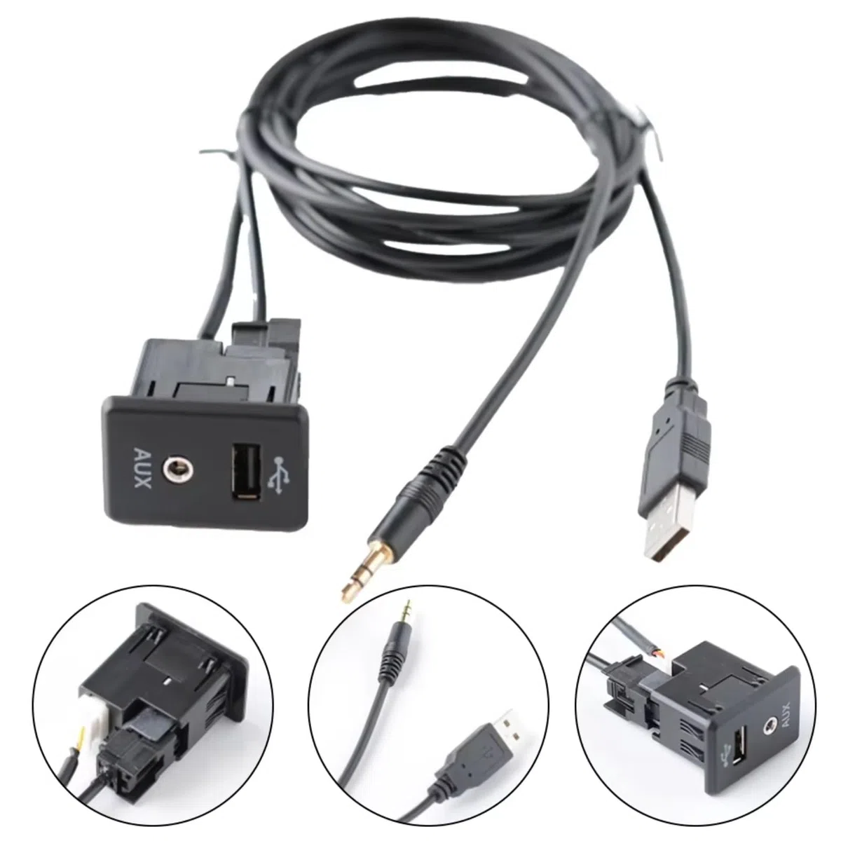 interfaccia USB AUX auto Presa USB Console Compatibile Con Nissan Per Frontier Per Rogue 2014-2017 Cavo Di Interfaccia Audio AUX Per Auto