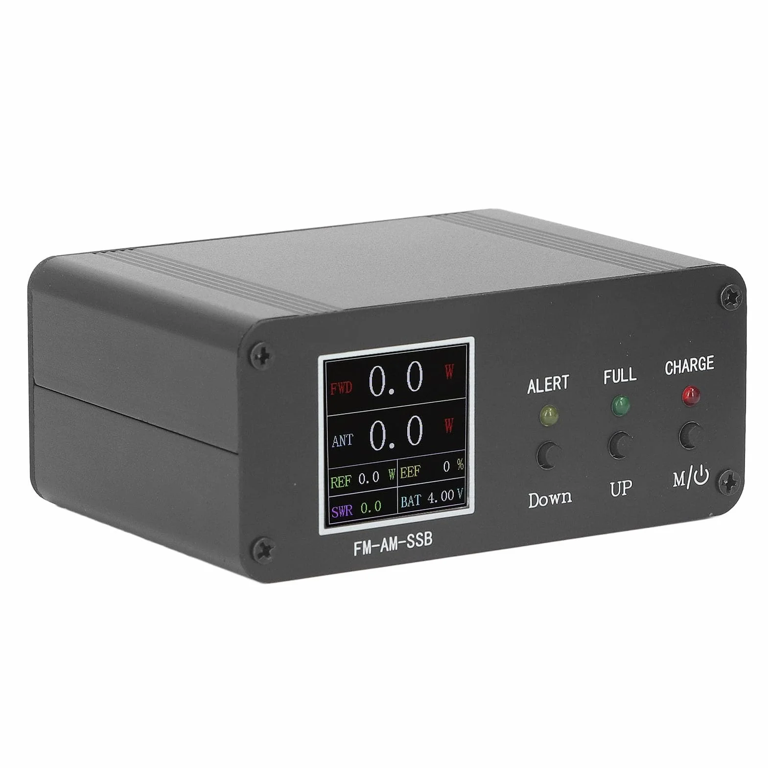 Misuratore SWR 120 W 1,8 a 54 Mhz, Schermo a Colori 240x240, Tester di Potenza FM AM SSB con Allarme per Display Chiaro e Trasporto Facile
