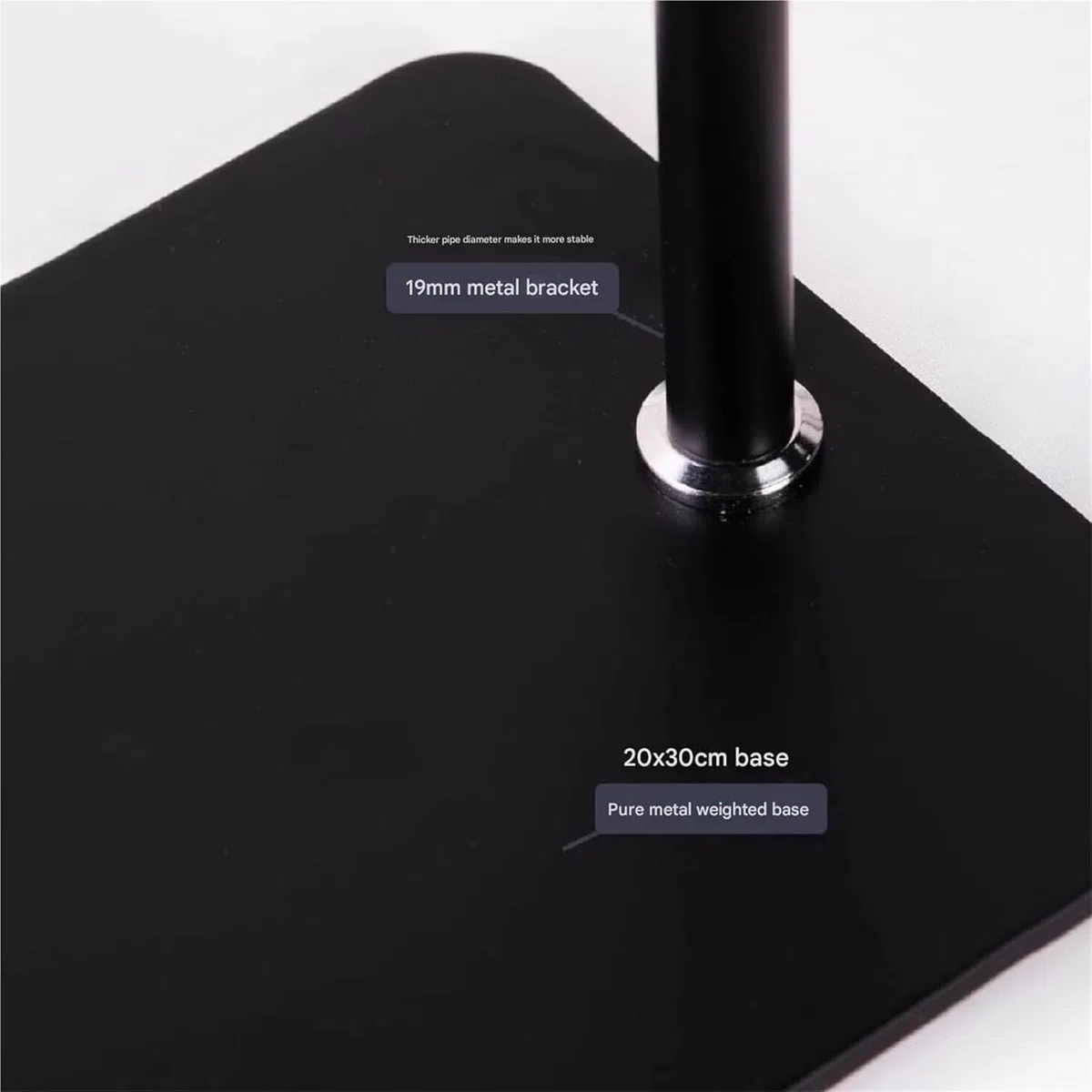 Generico Supporto per Il Controllo di più telefoni cellulari - Supporto in Metallo per Streaming Live e videoconferenze (2 Livelli, 4 telecamere) - Perfetto per creatori e Professionisti