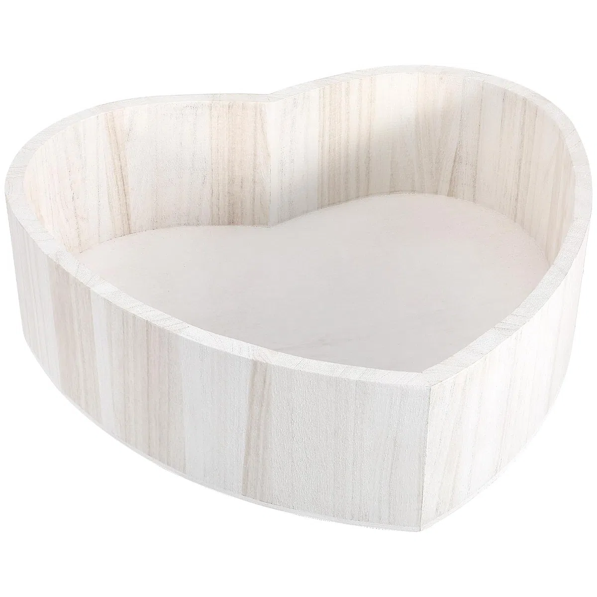 jojofuny Cestino per Ragazzo Ragazza a Forma di Cuore in Legno Bianco Leggero per Fotografia Newborn, Letto Compatto per Posa Ragazzo Ragazza e Accessorio per Studio Fotografico, Regalo