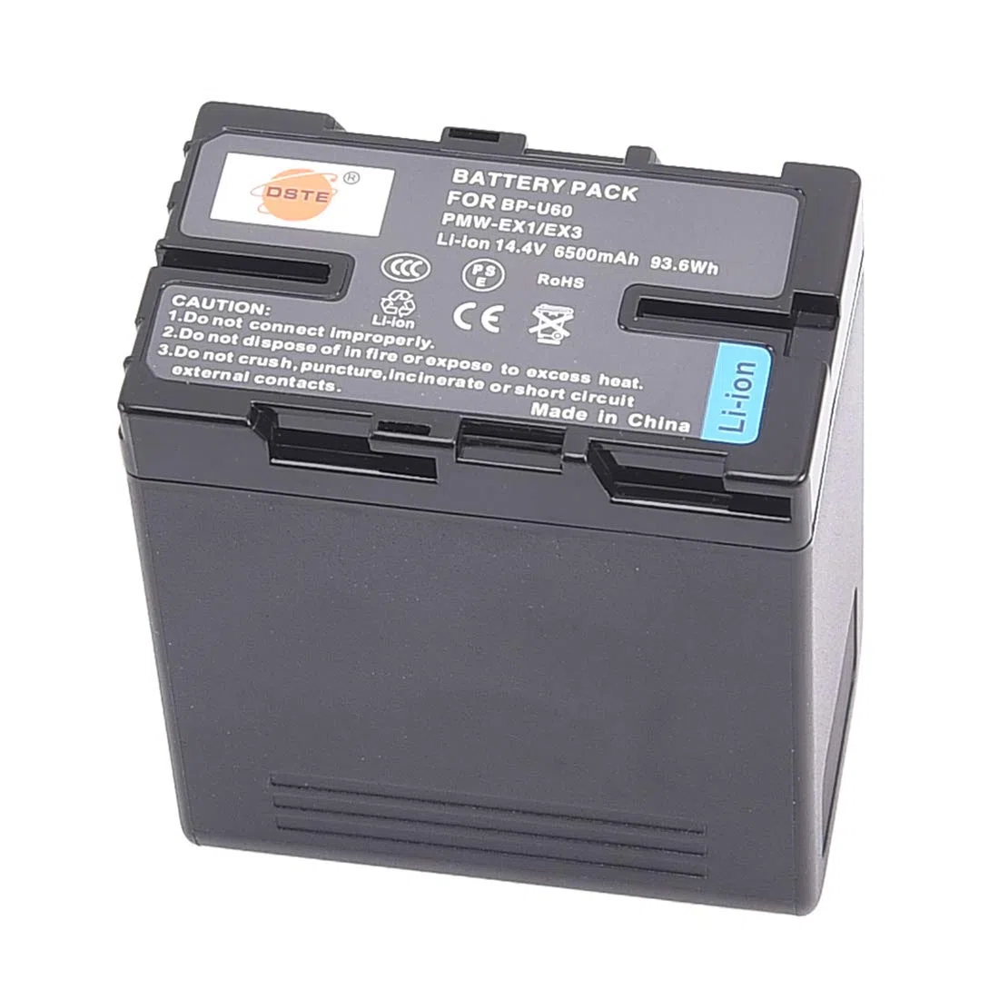 DSTE BP-U60 Li-Ionen Batteria Compatibile con Sony PXW-FS5 PXW-FS7 PMW-EX1 PMW-EX1R PMW-EX3 PMW-EX160 PMW-EX260 PMW-EX280