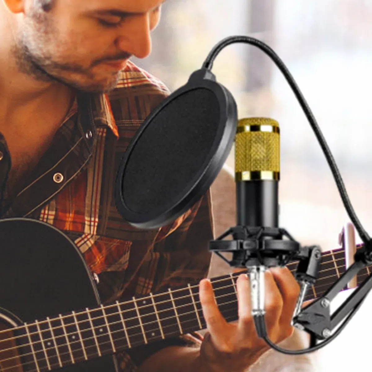 Attrezzatura Per Live Streaming Facile da Usare, Scheda Audio, Kit Audio, | Multiuso Kit Microfono Facile Per Streaming, Da Studio Di Registrazione Per Live