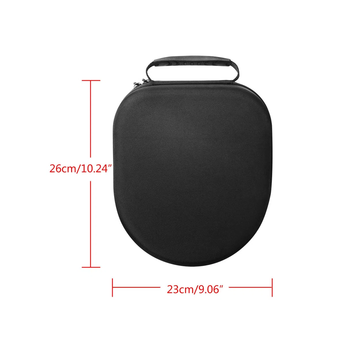 Custodia rigida per cuffie con tasche, antiurto, per cuffie Zone