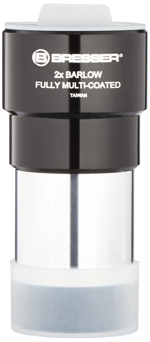 Bresser 4950110 Lente di Barlow 2 X (1.25"), Nero