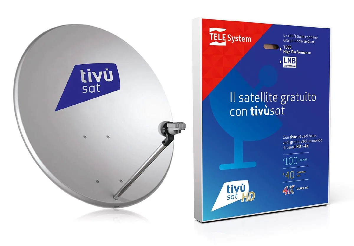 Telesystem TEF 80 antenna TV Esterno Mono 36,8 dB - Antenne TV (Esterno, Bianco, Mono, Acciaio, 38,5 dBi, 36,8 dB)