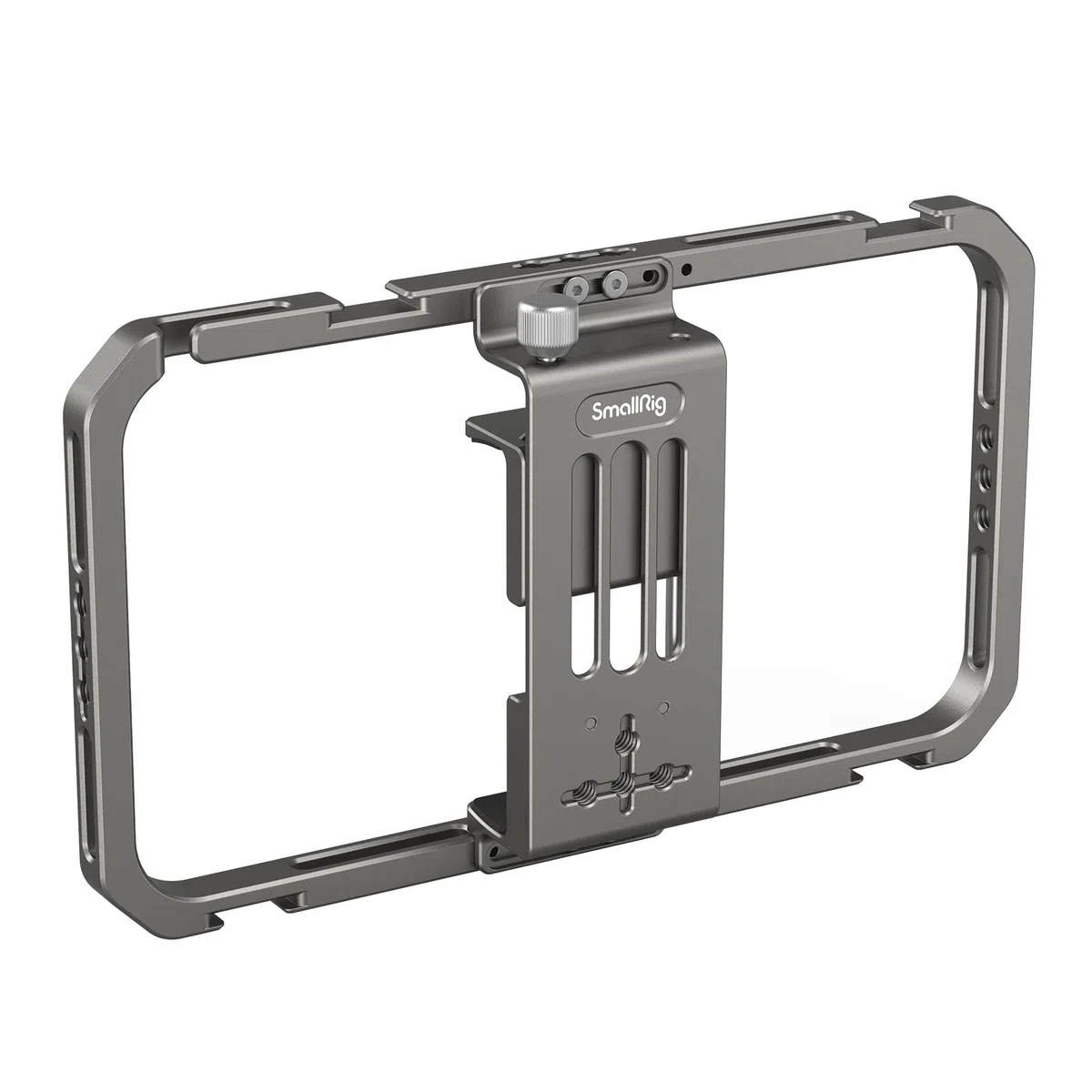 SMALLRIG Universal Phone Cage Gabbia per Cellulare Compatibile con Telefoni con Una Gamma di Larghezza da 62 mm a 86 mm, Gabbia Universale in Alluminio - 2791B