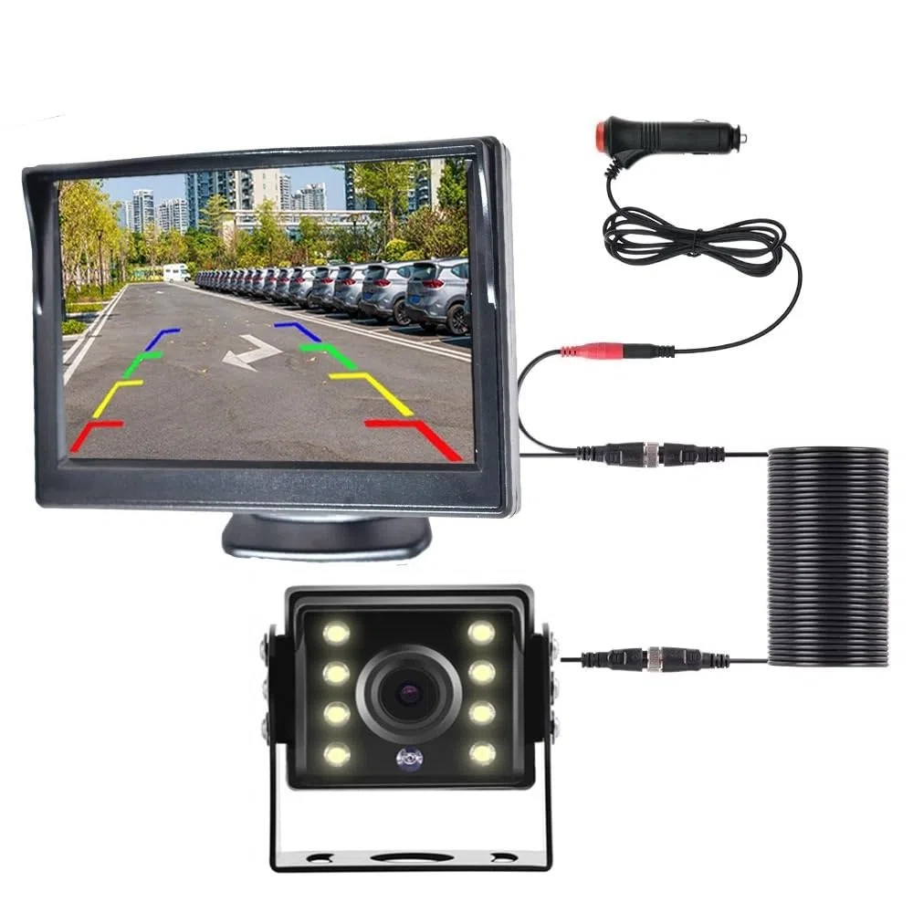 Telecamera Posteriore Per Camion Per Parcheggio | Posteriore per auto di backup universale con 4.3 o 5/7.(7inch 10M)