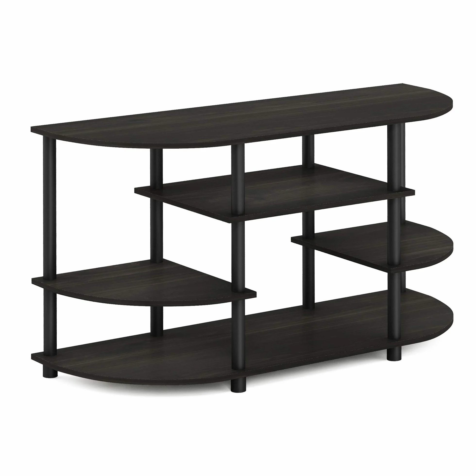 Furinno Jaya Mobile Porta TV, Nero