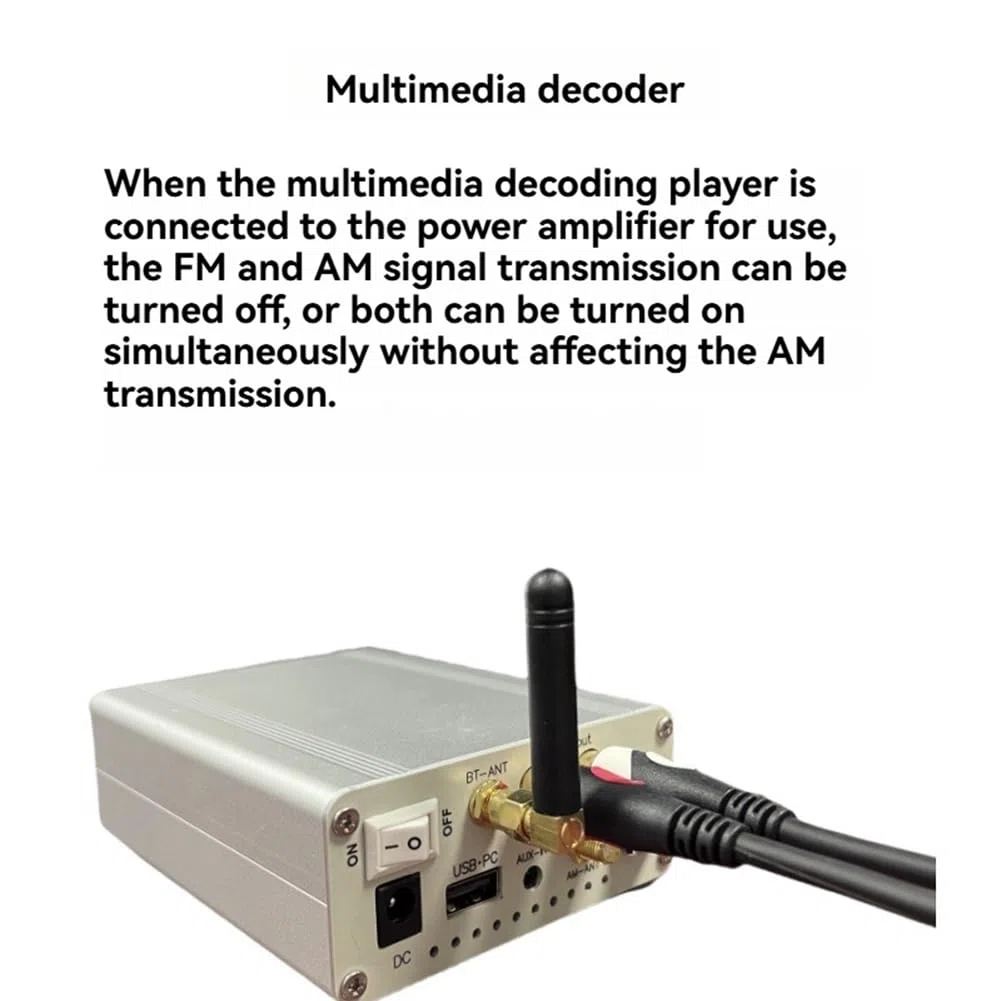 Trasmettitore di Modulazione di Frequenza FM 2000 Metro AM FM Modulatore di Segnale FM Bluetooth Wireless Trasmettitore AM Plug