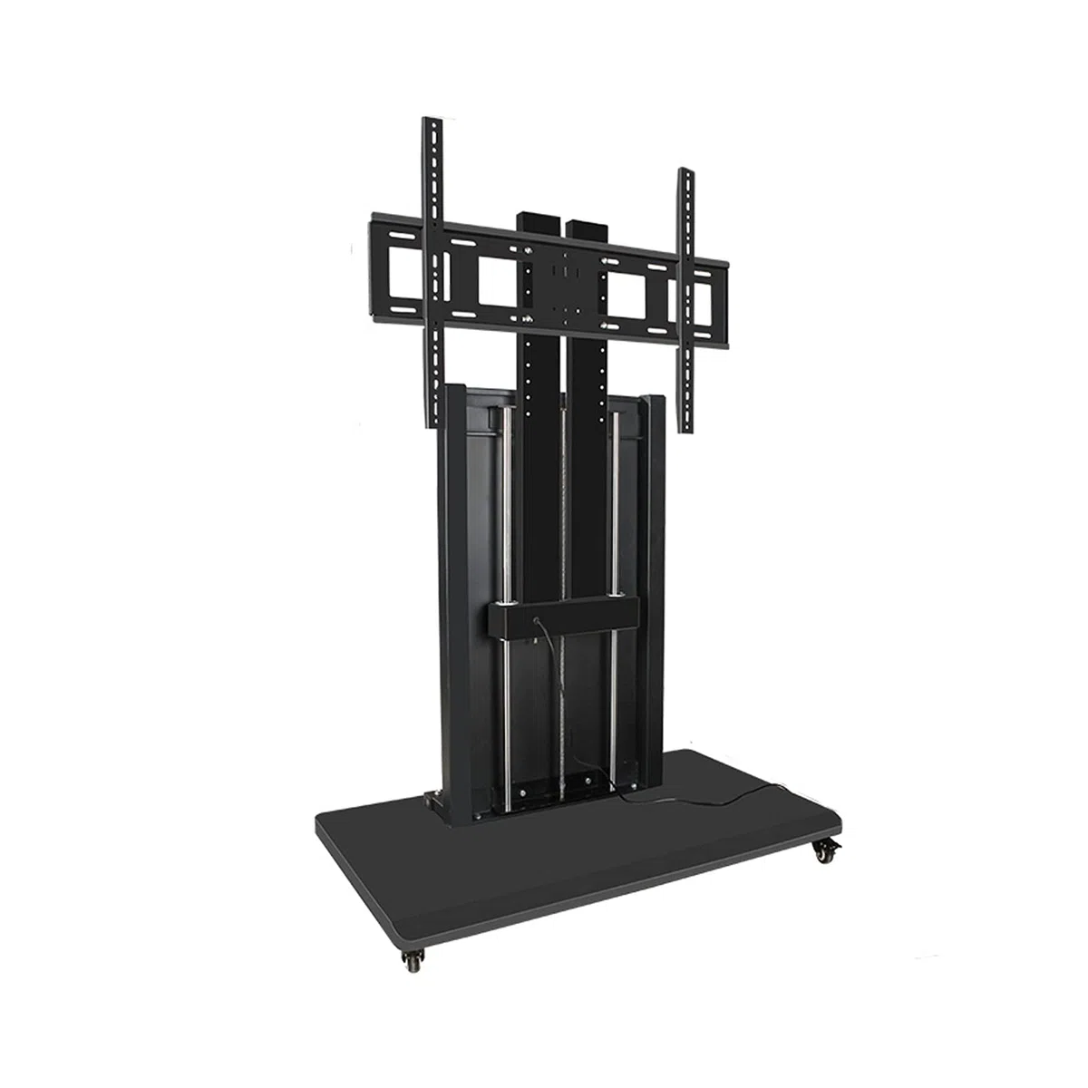 Supporto per TV Supporto TV Elettrico Intelligente Carrello TV Mobile ad Altezza Regolabile Supporto TV da Pavimento a Doppia