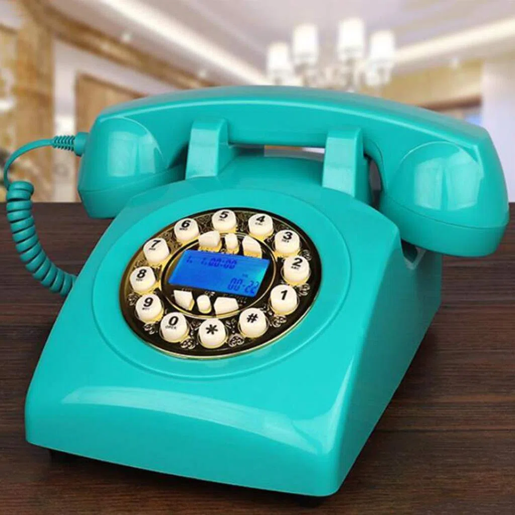 Telefono retrò, Telefono Vintage Stile Anni '70, Telefono Fisso retrò, suoneria retrò autentica