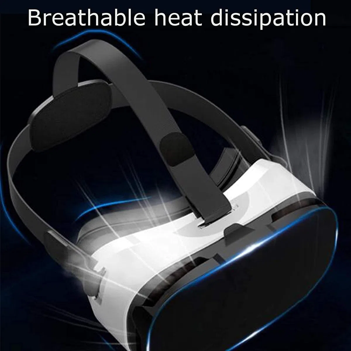 Occhiali da VR, Occhiali per la Realtà virtuale montata Testata VR Games Auricolare 3D VR Occhiali per Giochi mobili e Film