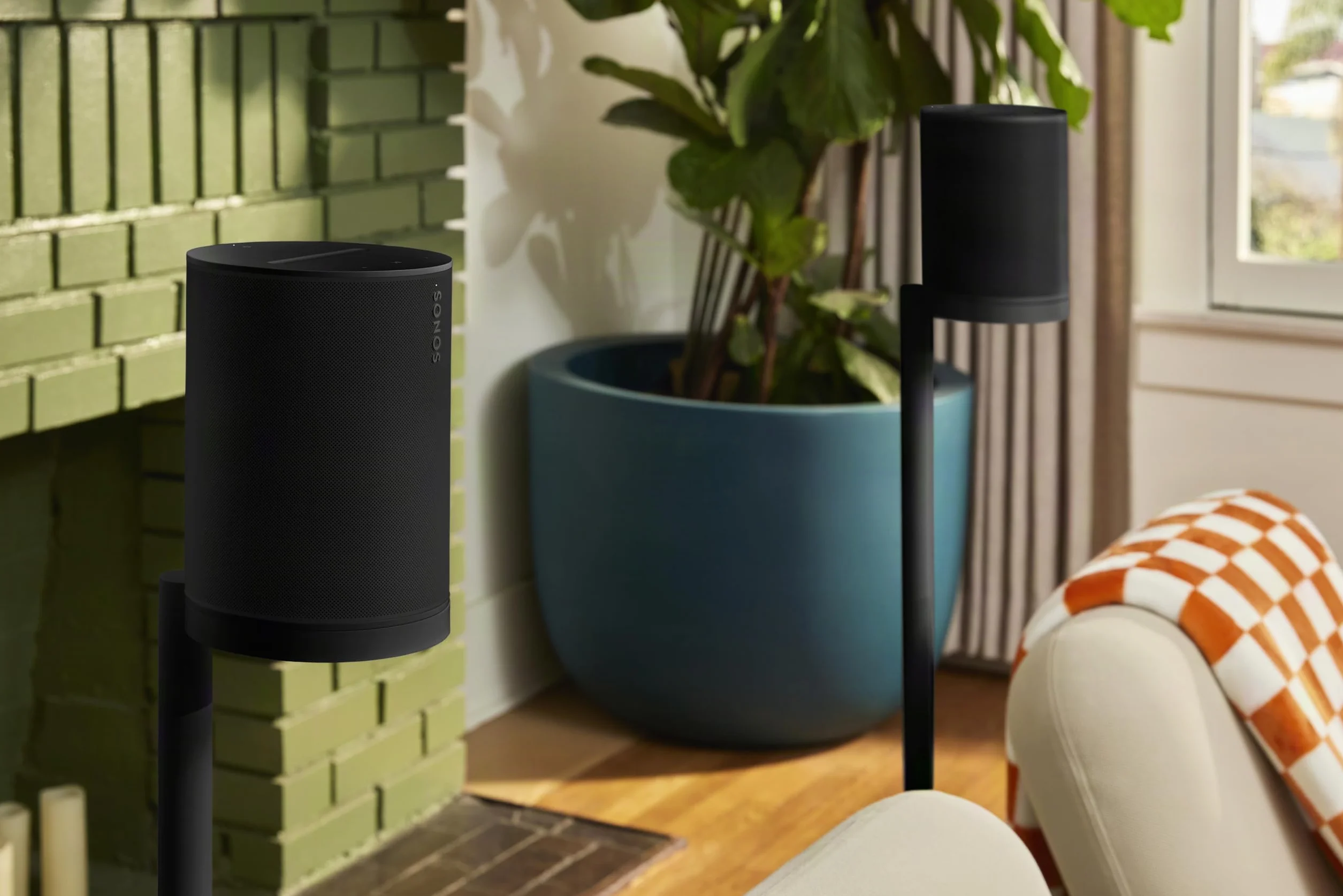 Sonos Introducing Era 100 SL |L'altoparlante essenziale per gli amanti della musica. (Nero) | Materiale traspirante