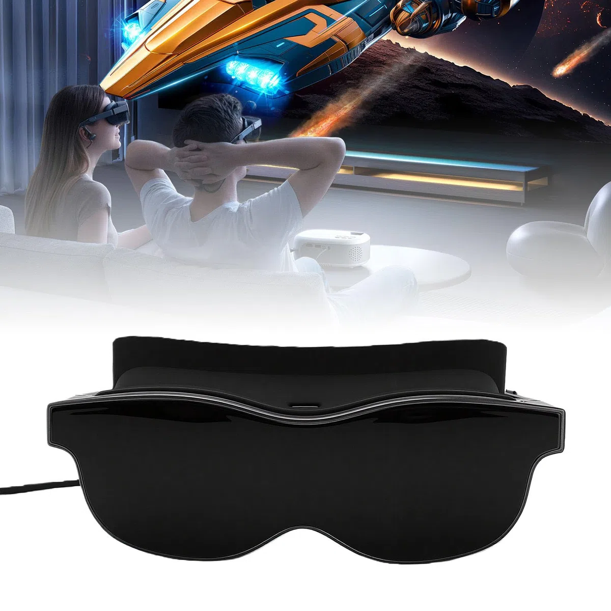 Occhiali VR 2W, Display TFT LCD Veloce, per Esperienza Visiva Immersiva