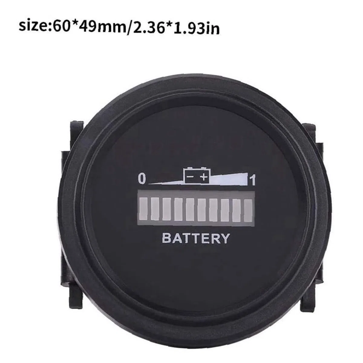 10X Indicatore Della Batteria Digitale 12V / 24V / 36V / 48V / 72V LED Indicatore Della Batteria del Misuratore Impermeabile per Go-Lf Ca-Rt