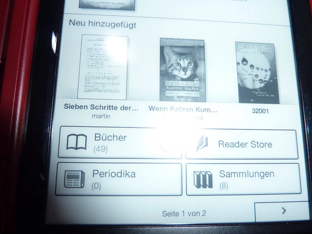 Sony PRS-T1RC Lettore e-book
