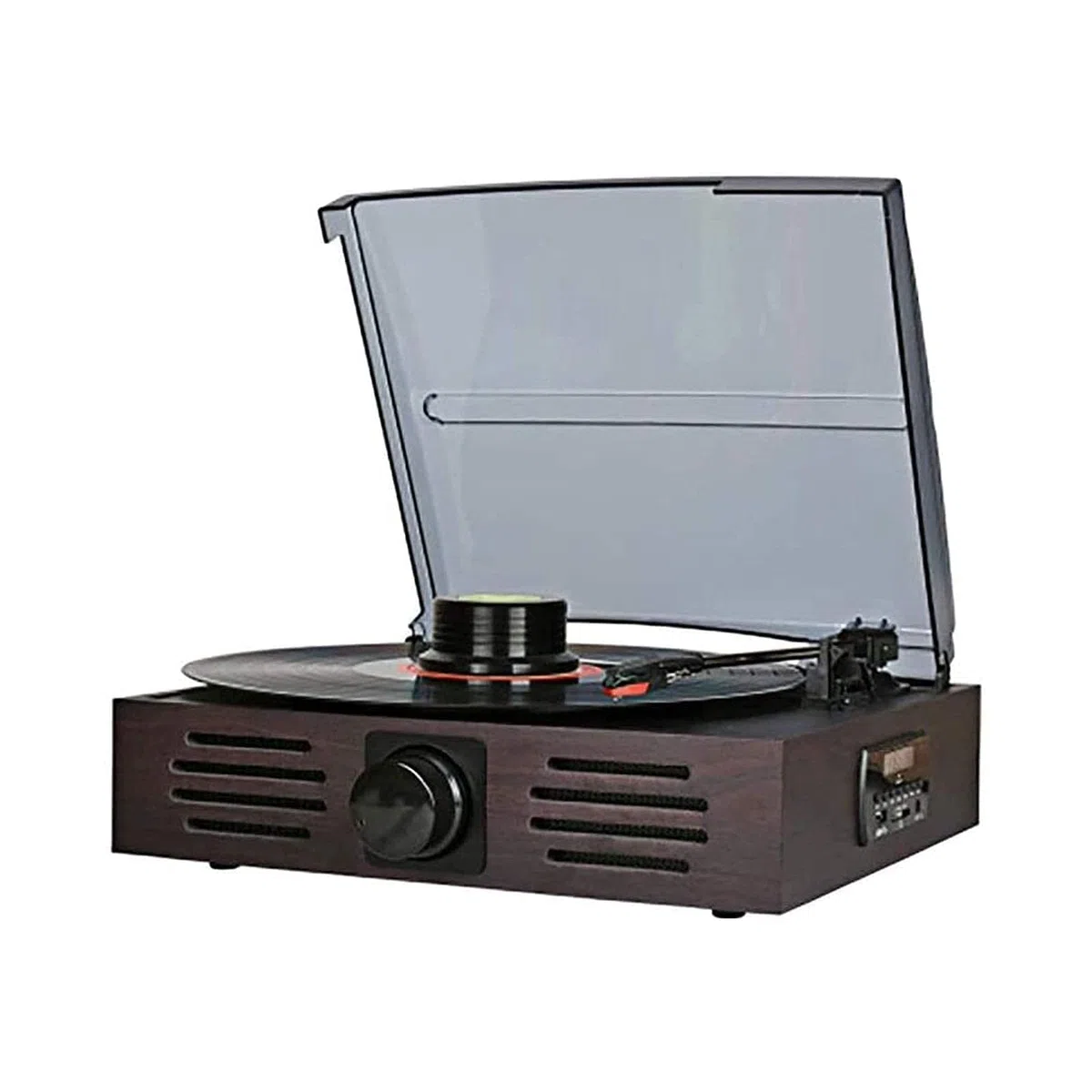 Giradischi in vinile retrò radio fonografo – lettore LP multifunzionale con registrazione USB, Bluetooth e altoparlanti integrati per gli appassionati di musica